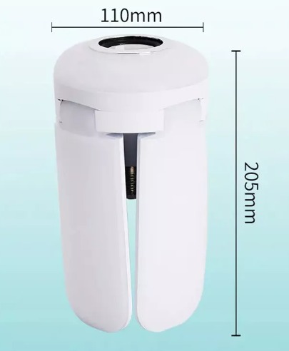 Bombillo Led 4 Aspas Musical Bluetooth